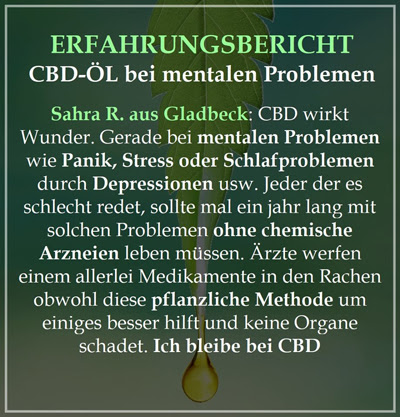 Erfahrungsbericht mit CBD-l