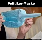 Corona-Maske für Politiker