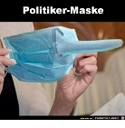 Corona-Maske fr Politiker