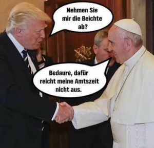 Trump und Papst