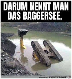 Darum heit es Baggersee