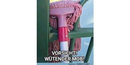 Der Mob scheint wtend zu sein