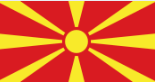 Nordmazedonien Flagge