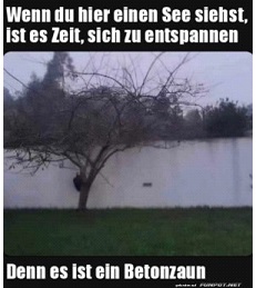 See oder Mauer - Optische Tuschung