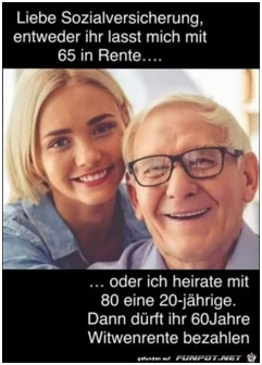 80-Jhriger heiratet 20-Jhrige wegen Rente