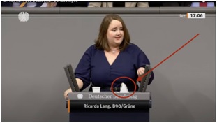 Ricarda Lang im Bundestag