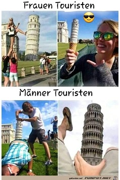 Frauen und Mnner - auch als Touristen unterschiedlich