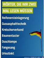 Wrter zum 2x Lesen